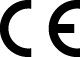 European conformance CE logo