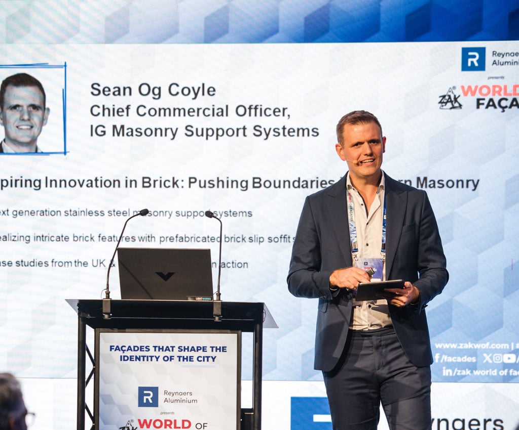 Sean Og Coyle Speaks at Zak World of Façades USA Conference